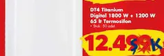 DEMİRDÖKÜM DT4 TİTANİUM DİGİTAL 1800 W + 1200 W 65 LT TERMOSİFON indirimli fiyat DEMİRDÖKÜM DT4 TİTANİUM DİGİTAL 1800 W + 1200 W 65 LT TERMOSİFON fiyat ve kampanya bilgisi